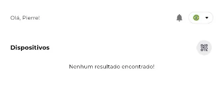 Tela de dispositivos